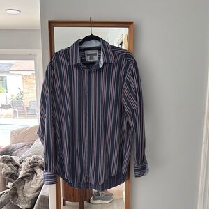 Johnston and Murphy Men's Striped Shirt